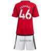 Camisola + Calções Manchester United Hannibal 46 Criança Equipamento 1ª 23/24